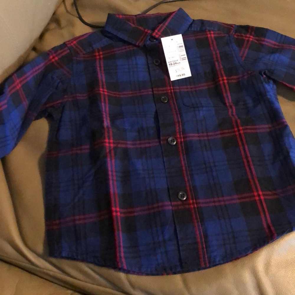 Toddler boy long sleeve shirt size 18-24 months